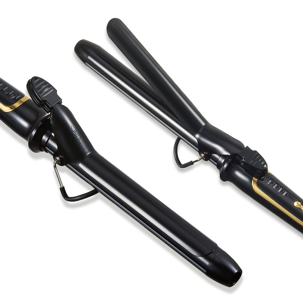 Extra Long 1 Inch Ceramic Tourmaline Curling Iron for Long Hair - Professional Styling Tool