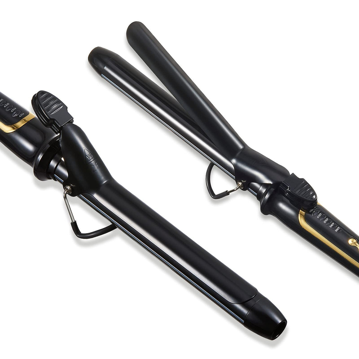 Extra Long 1 Inch Ceramic Tourmaline Curling Iron for Long Hair - Professional Styling Tool