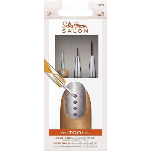 Nail Art Tool Kit with Dotting, Striping & Detailer Tools for Creative Designs