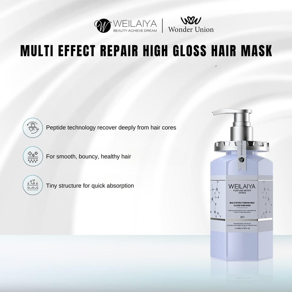 High Gloss Hair Mask with Free Hair Care Oil - Repair & Shine, 450mL