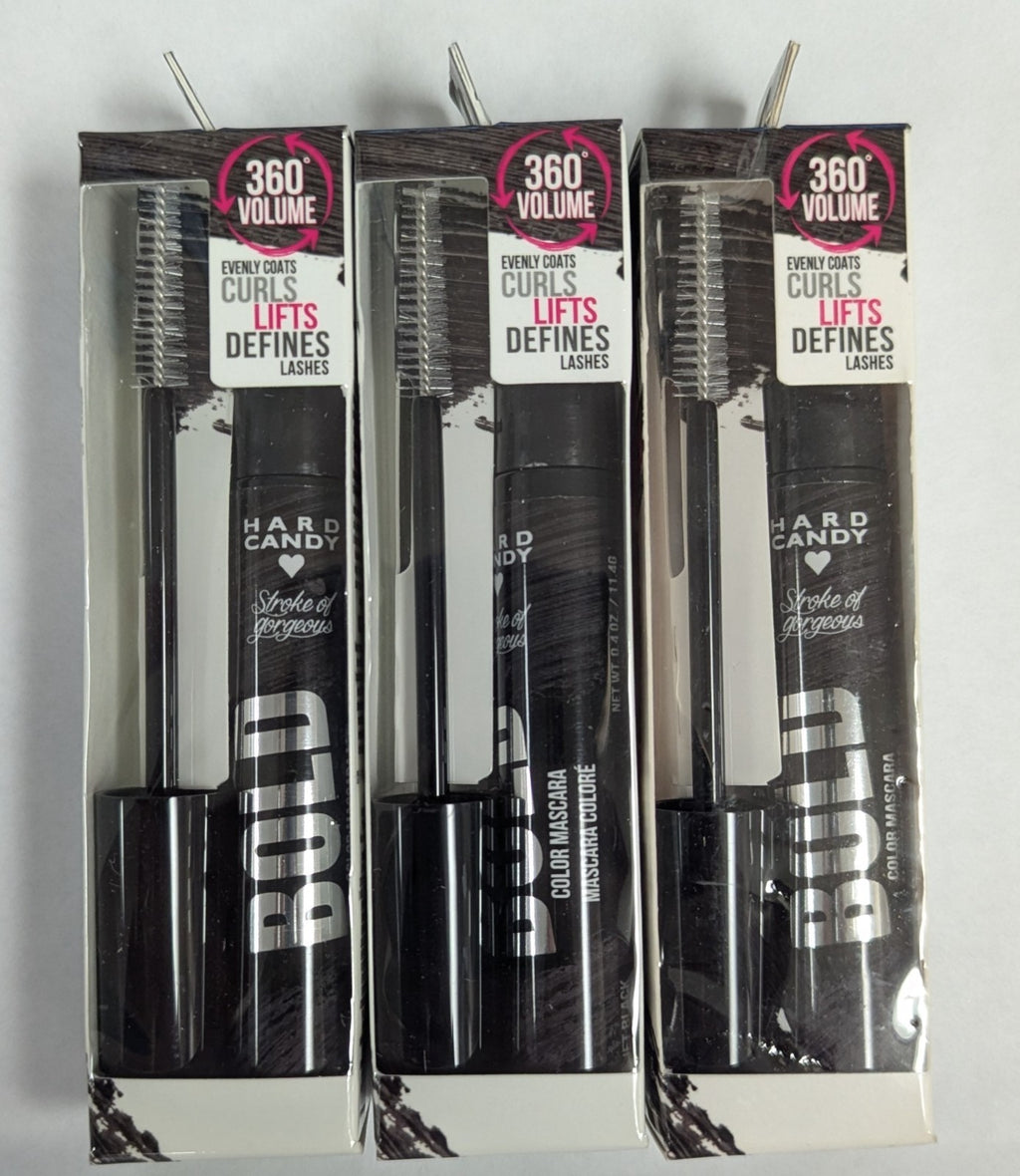 Stroke of Genius Bold Black Mascara 0.4oz - Set of 3, Jet Black
