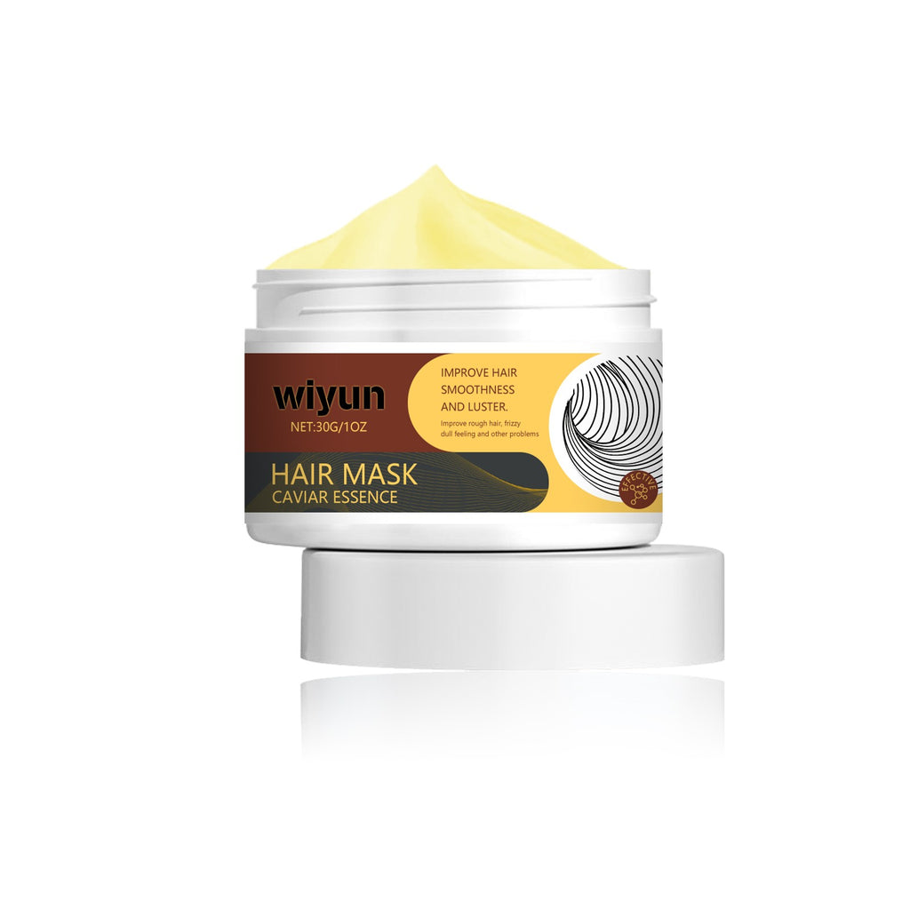 Caviar & Collagen Hair Mask - Moisturizing Repair Smoothing Shine Natural