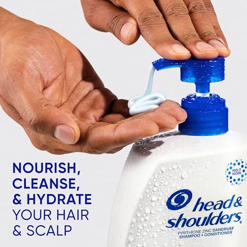 Anti-Dandruff Shampoo 32 Oz Pack of 2 for Flake-Free Scalp & Hair
