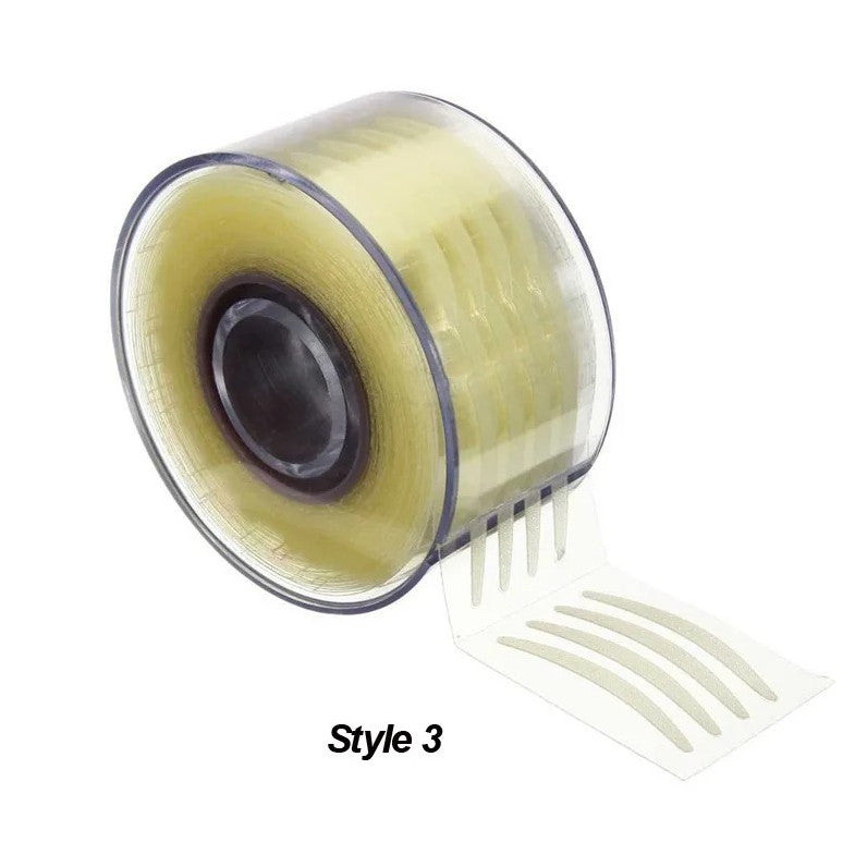 600pcs Double Eyelid Tape Strips Mesh Eye Lift Stickers with Application Fork