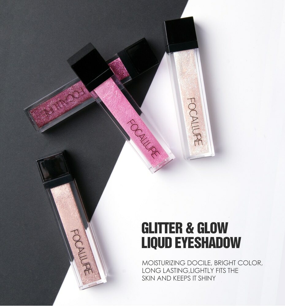 Liquid Eyeshadow Glitter & Glow Waterproof Eye Makeup - Multiple Shades