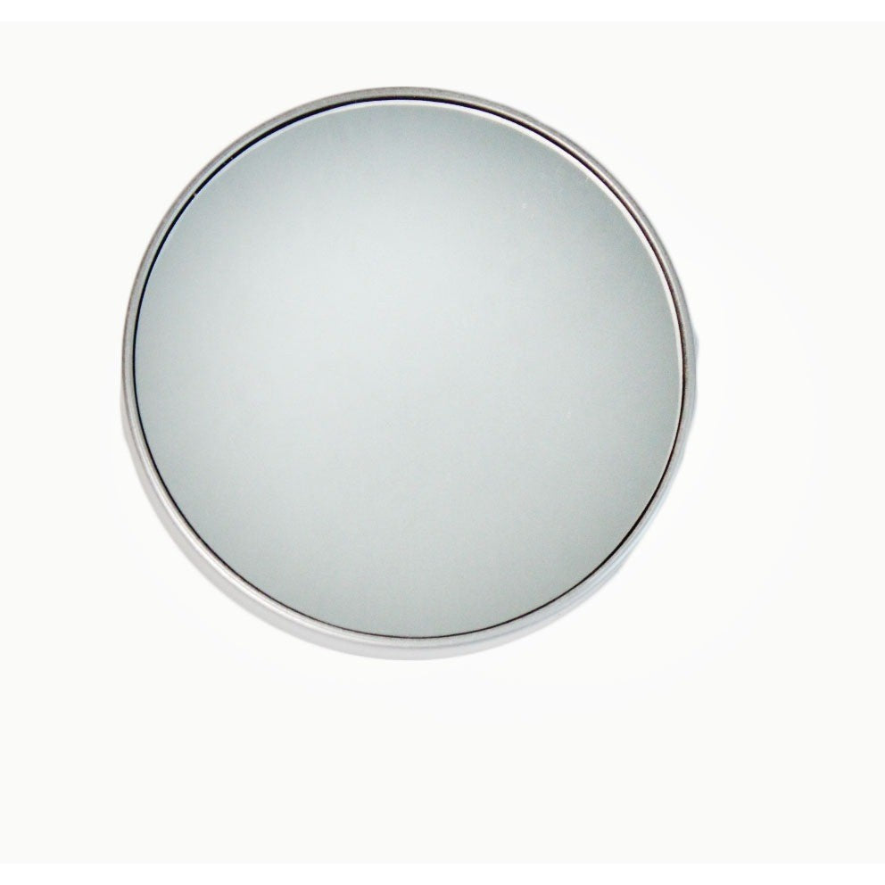 10x Magnifying Mirror with Suction Cups - Compact Travel Grooming Tool
