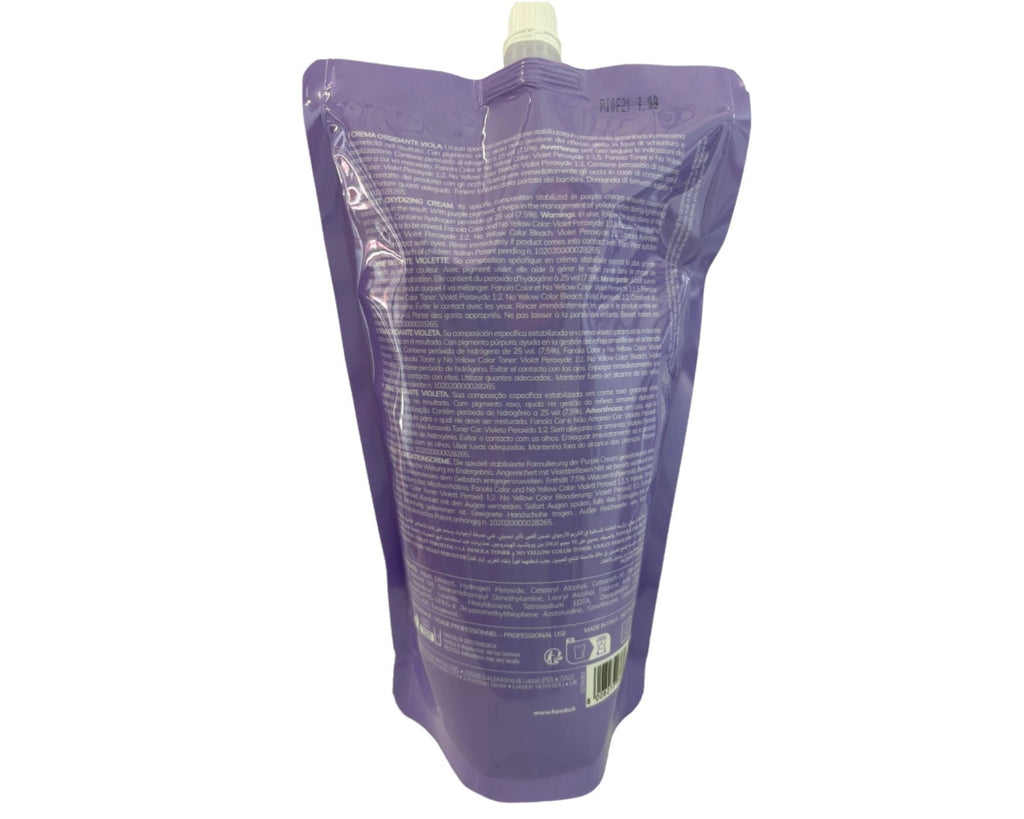 Violet Hair Developer Peroxide 25 Vol for Professional Hair Coloring - 33.8 fl oz