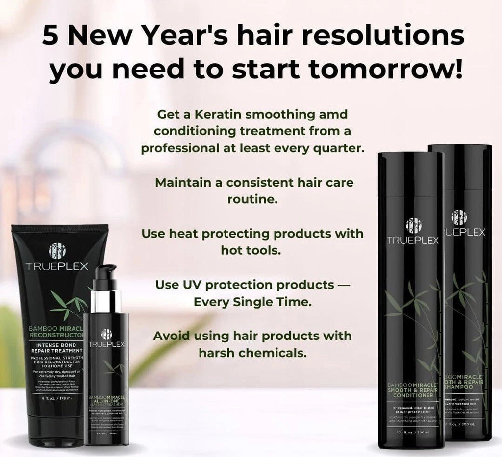 Bamboo Miracle Reconstructor Hair Repair & Smoothing Trio - All-In-One Treatment