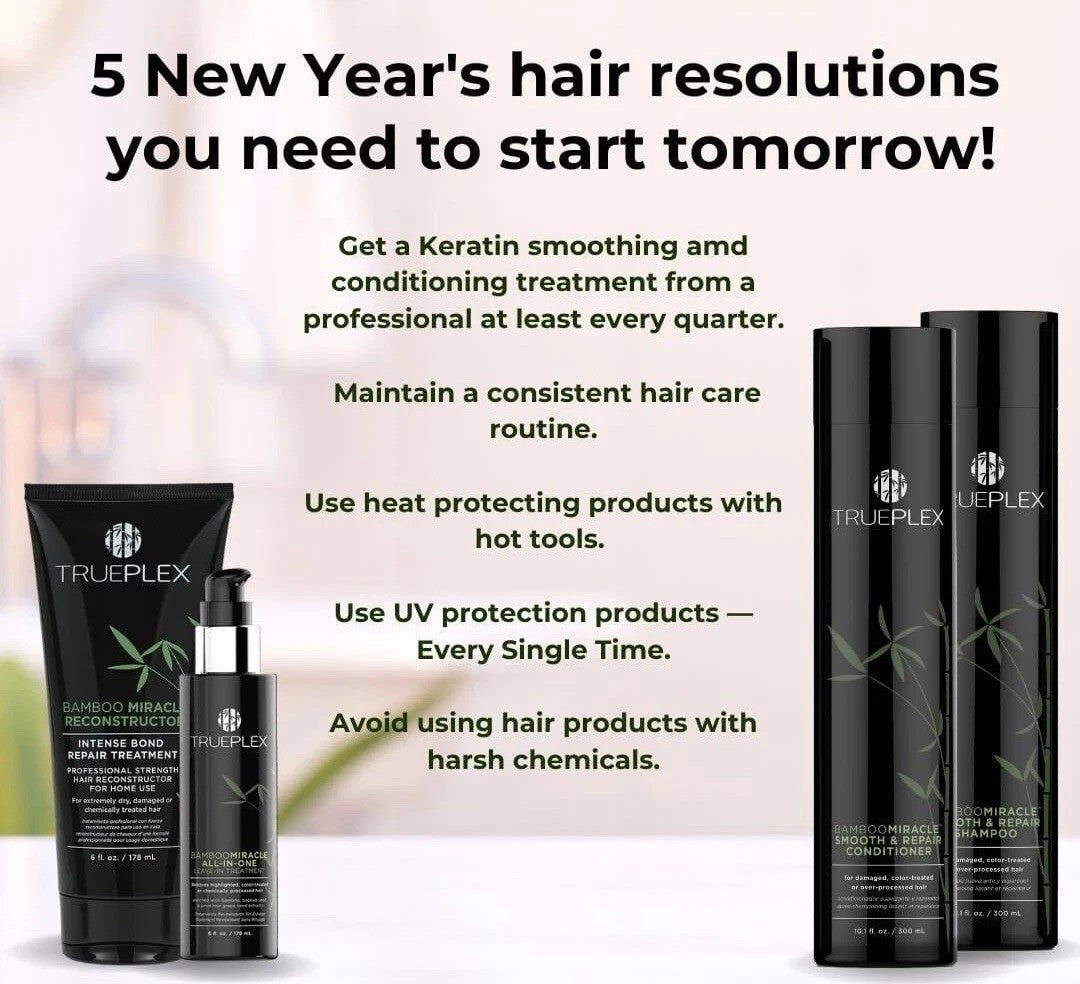 Bamboo Miracle Reconstructor Hair Repair & Smoothing Trio - All-In-One Treatment