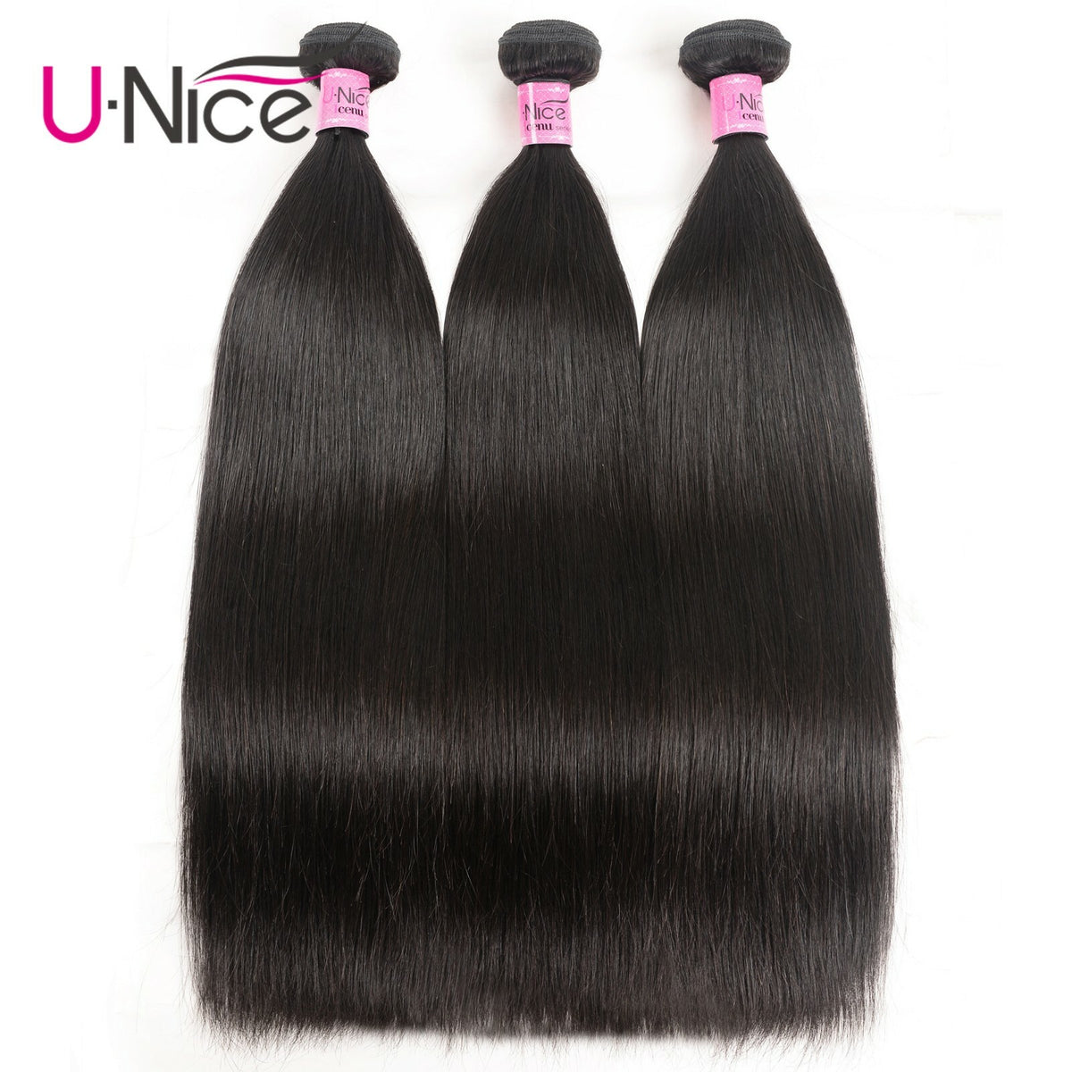 Unice Hair Indian Straight Hair Extensions Virgin Human Hair Weaves - Multiple Lengths