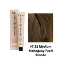 Organic Permanent Hair Color #7.52 Medium Mahogany Pearl 3.4oz - Long Lasting & Cover Gray