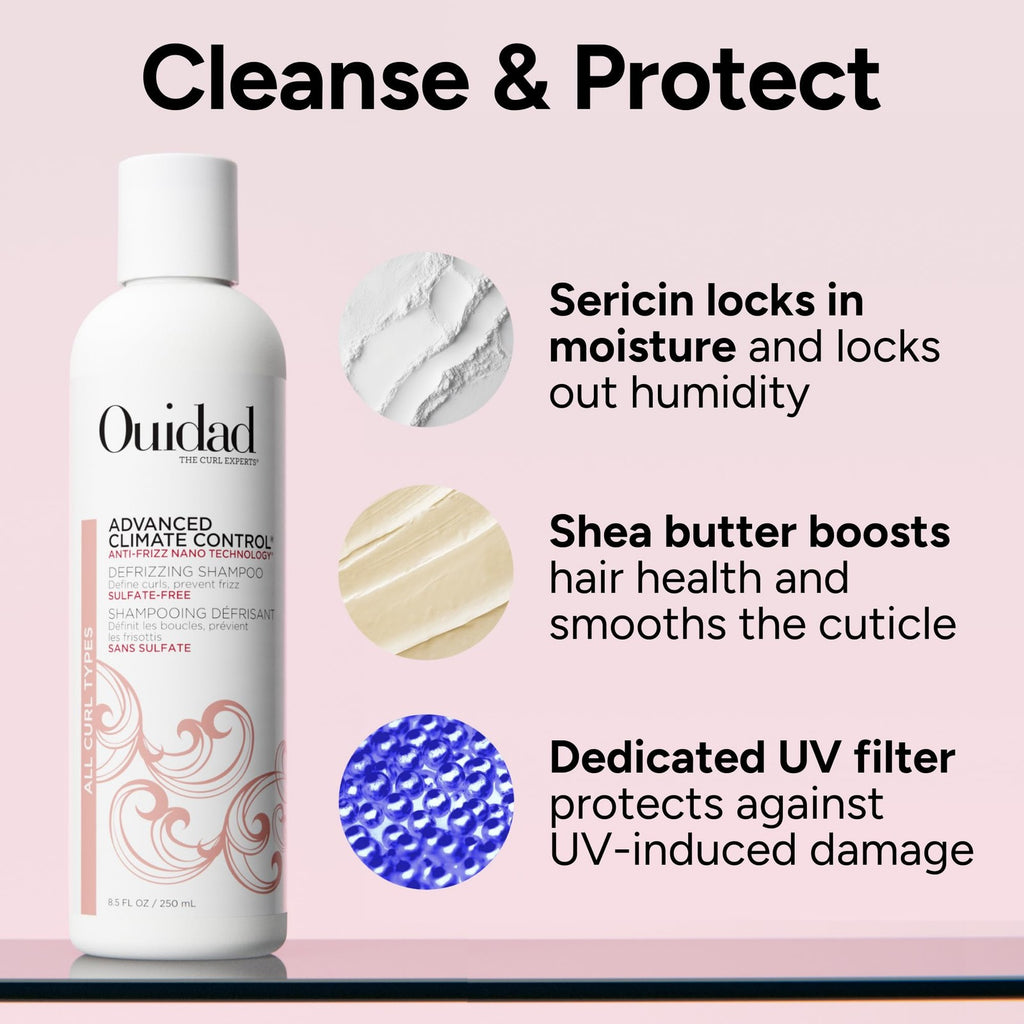Advanced Climate Control Defrizzing Shampoo for Curly Hair - 8.5 Fl Oz