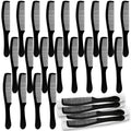 Disposable Hair Combs Pack of 100 Black 6.5 Inch Plastic Hair Styling Tools