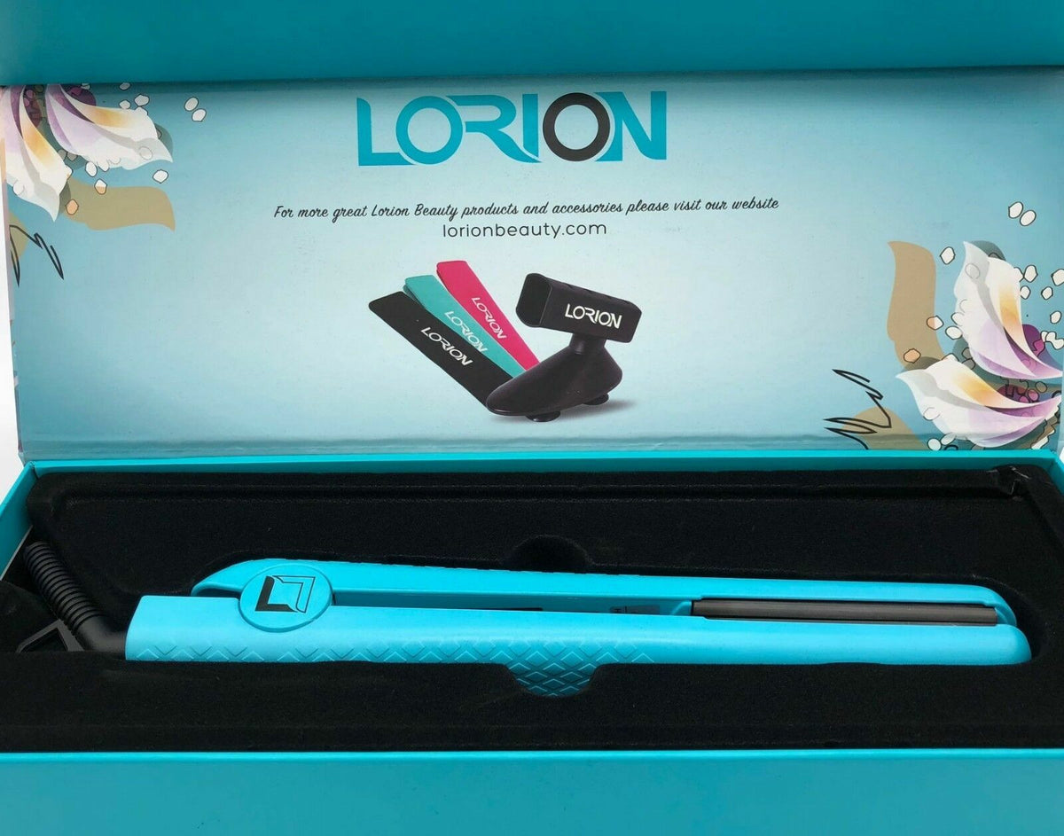 Ceramic Flat Iron for Hair Styling - 1.25 Inch, Ionic Technology, Adjustable Temp