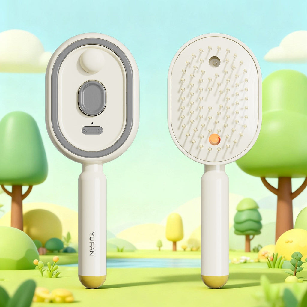 Electric Spray Airbag Massage Comb with Essential Oil Diffuser and Anti-Static Hair Brush