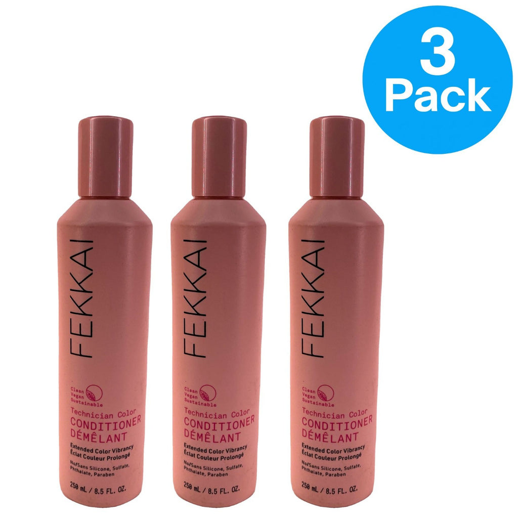 Vegan Color Protect Conditioner Bundle - 3 x 8.5oz Hair Care for Color-Treated Hair