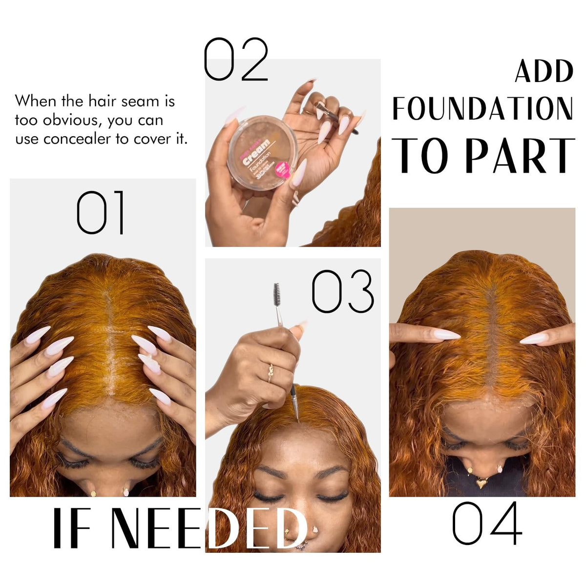 Wide Wig Grip Band for Lace Front Wigs, Velvet Adjustable Headband