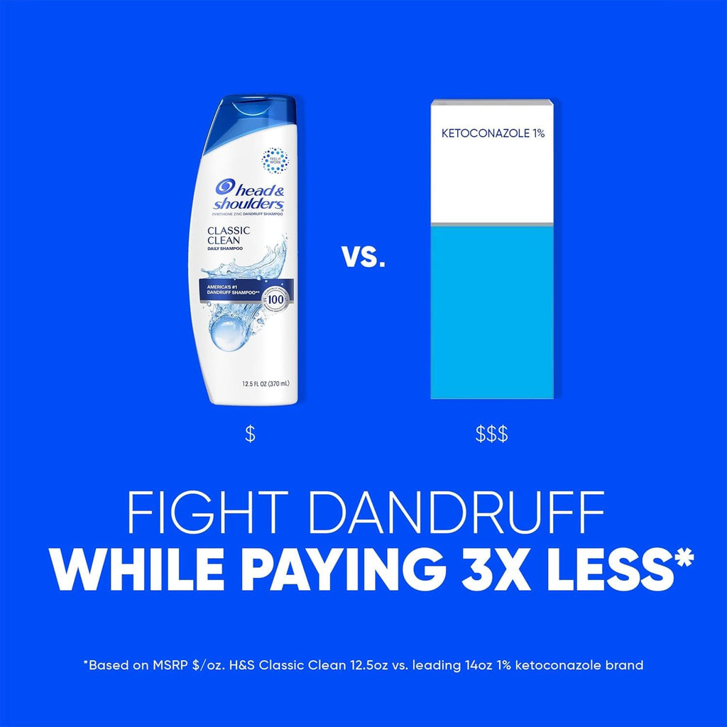 Anti-Dandruff Shampoo Twin Pack - 2 x 32.1 Fl Oz, Clears Flakes & Itch