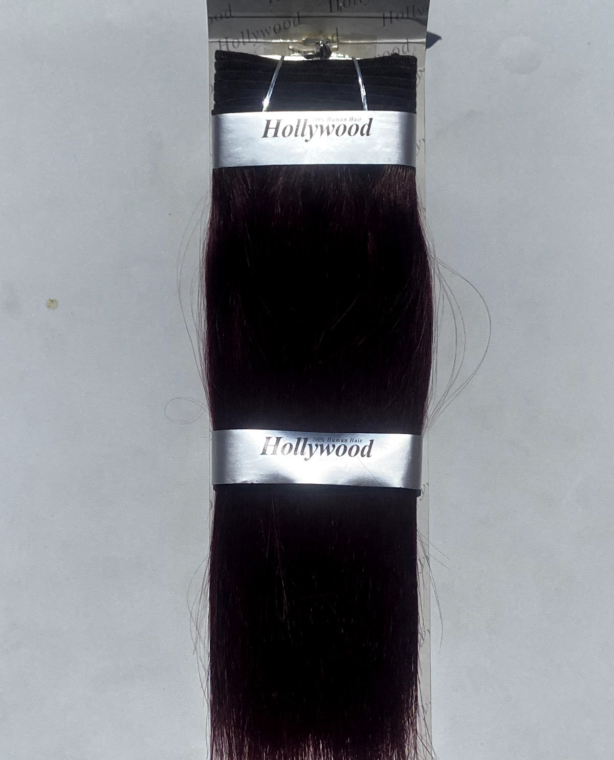 10-Inch Multi-Color Human Hair Weft - Silky Straight Natural Extension