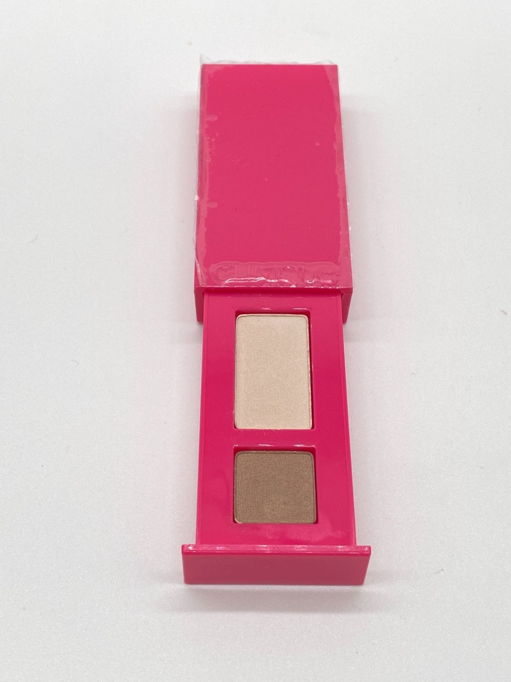 Clinique All About Shadow Duo 04 Ivory Bisque & Bronze Satin Eye Makeup