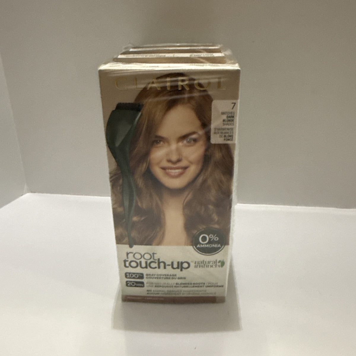 3 Pack Dark Blonde Root Touch-Up Hair Dye Kit - Natural Instincts #7