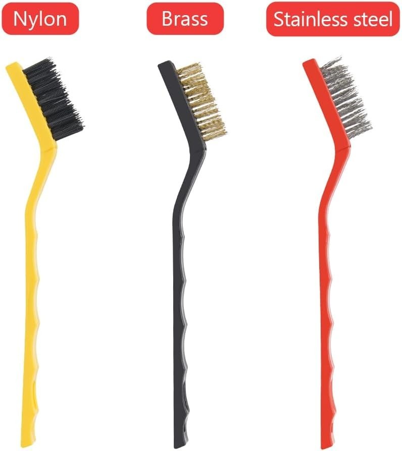 9-Piece Car Detailing Brush Set for Interior Exterior Tire Wheel Engine Cleaning