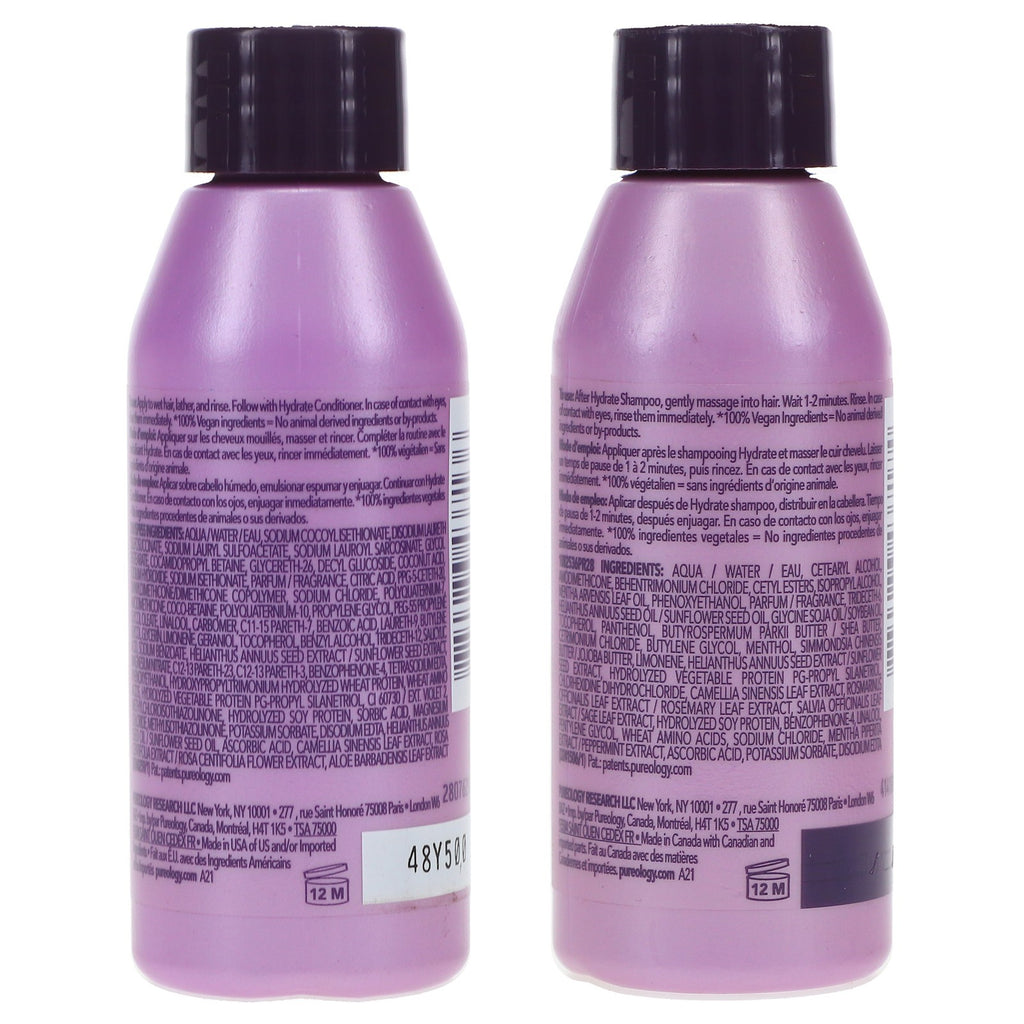 Hydrate Shampoo & Conditioner Set 1.7 oz Each for Color-Protected Hair