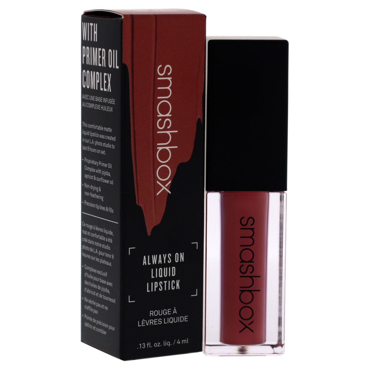 Always On Liquid Lipstick - Babe Alert by Smashbox 0.13 oz - Matte Lip Color