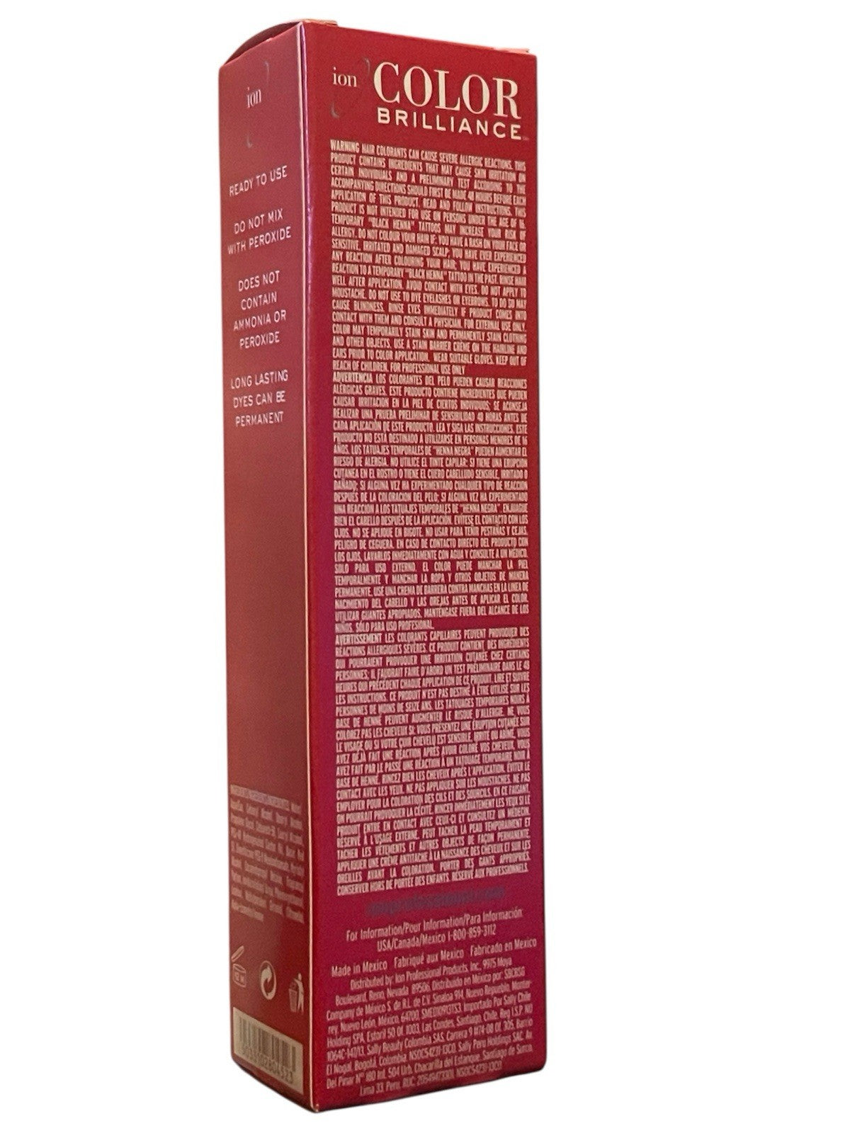 Ion Brights Red Semi-Permanent Hair Color Creme - 2.05 Oz