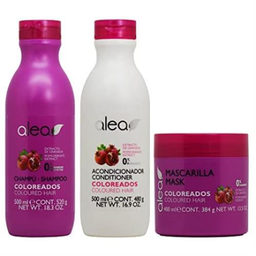 Color-Treated Hair Shampoo, Conditioner & Mask System with Pomegranate Extract