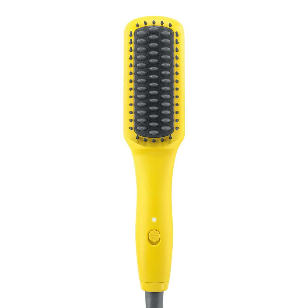 Mini Heated Straightening Brush for Travel - Frizz-Free Hair Styling