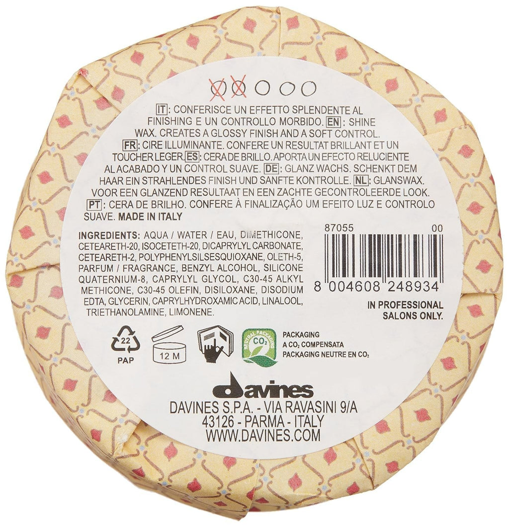 Davines This Is A Shine Wax Glossy Styling Cream Light-Hold 2.72 oz