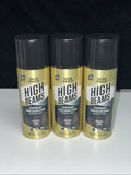 Black Temporary Hair Color Spray - 3 Cans, 2.7 oz Each, Easy Wash-Out