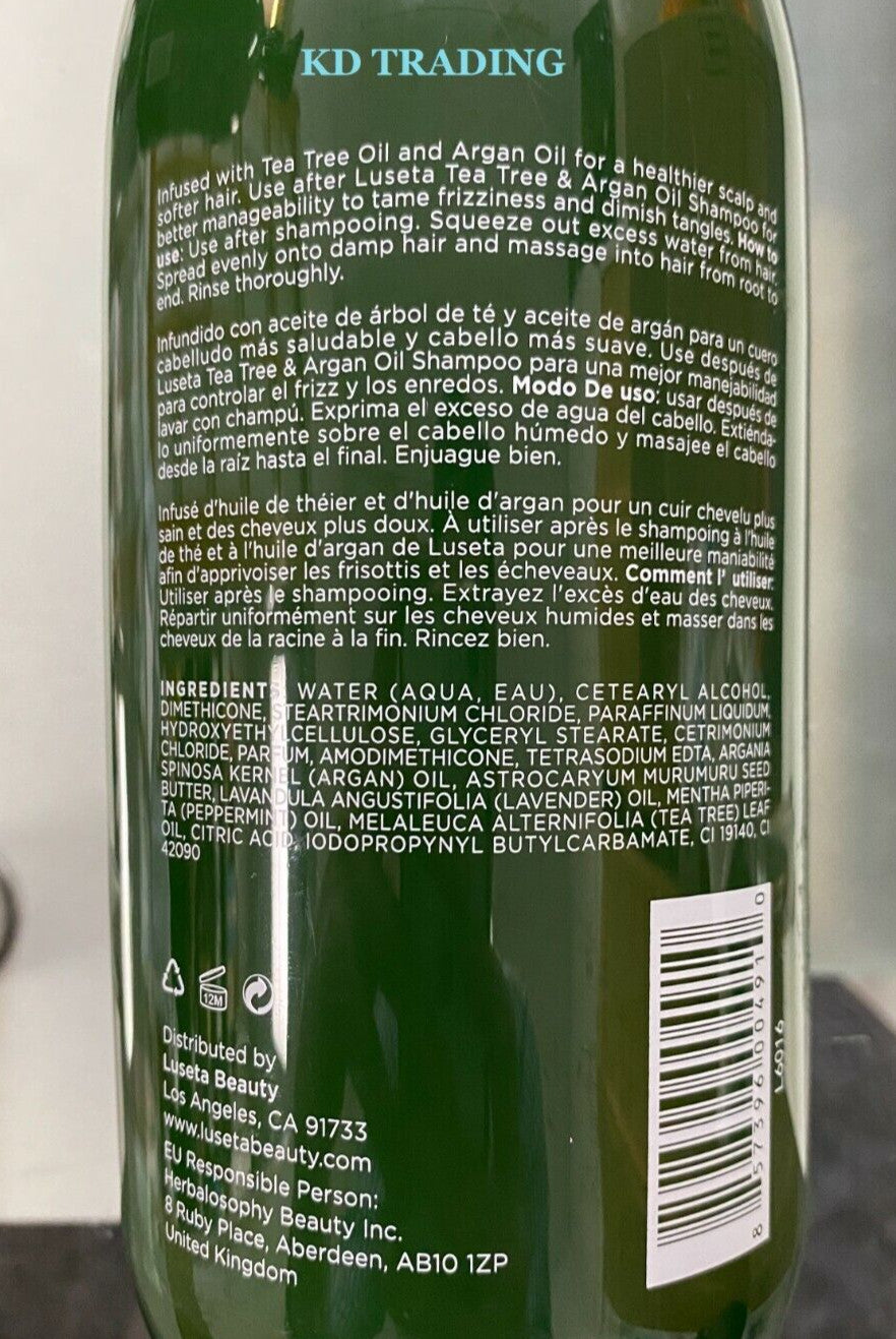 LUSETA Tea Tree & Argan Oil Conditioner - Repair & Clarify Hair Treatment