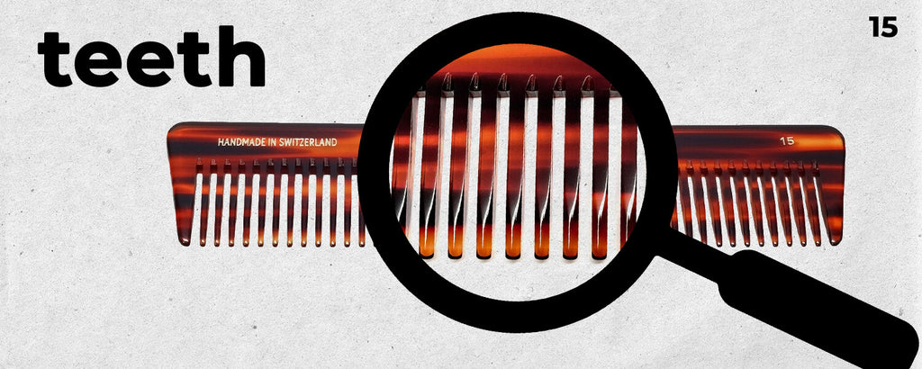 7-Inch Handmade Swiss Tortoise Shell Hair Comb - European Style #15
