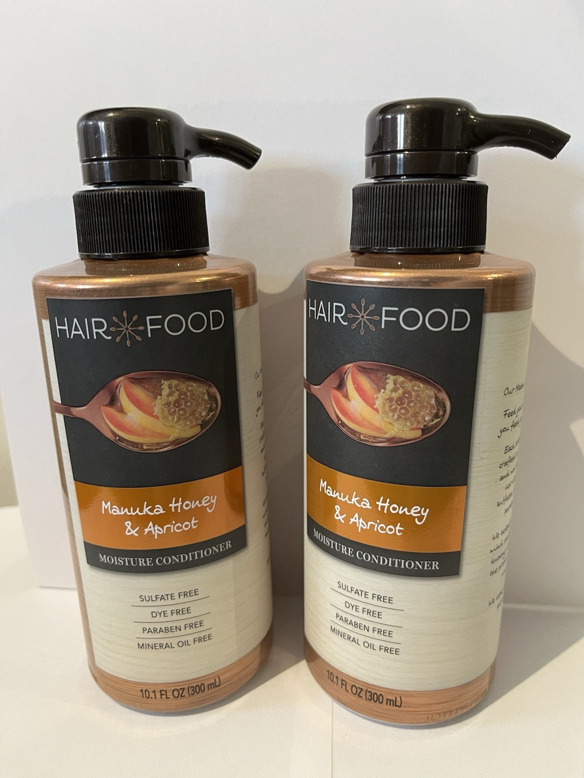 Hair Food Moisture Conditioner Manuka Honey & Apricot 2-Pack 10.1 fl oz
