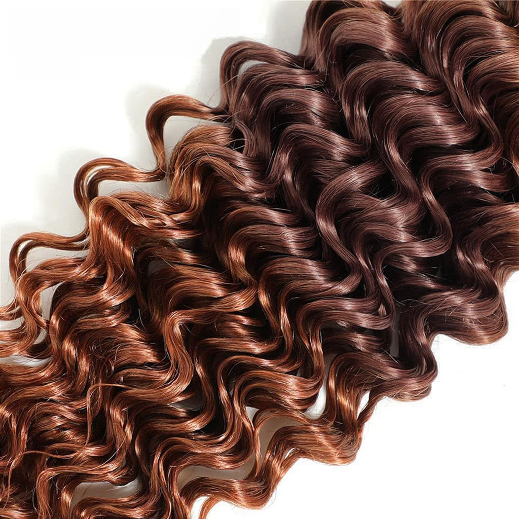Deep Wave Human Hair Extensions 20-24 Inches Ombre Brazilian Virgin Hair