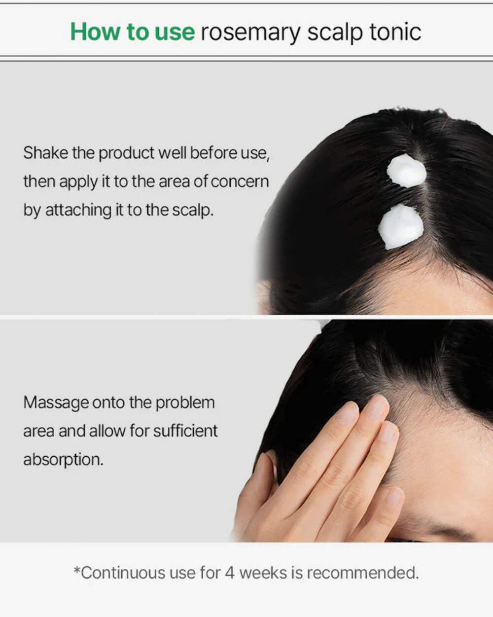 Scalp Tonic with Rosemary and Biotin for Hair Growth - 100ml
