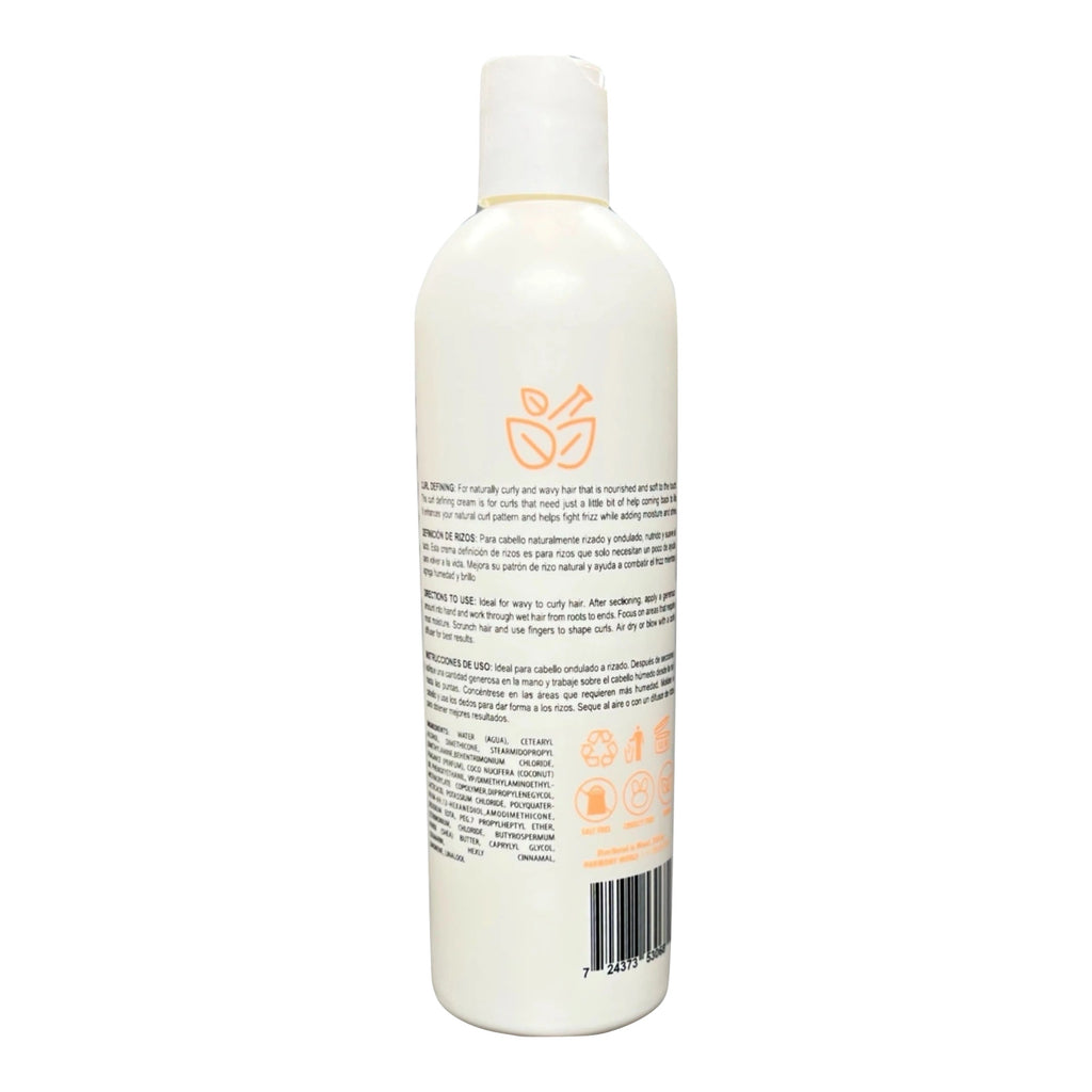 Hairmony Curl Defining Treatment 12oz - Frizz Control & Moisture for Natural Curls
