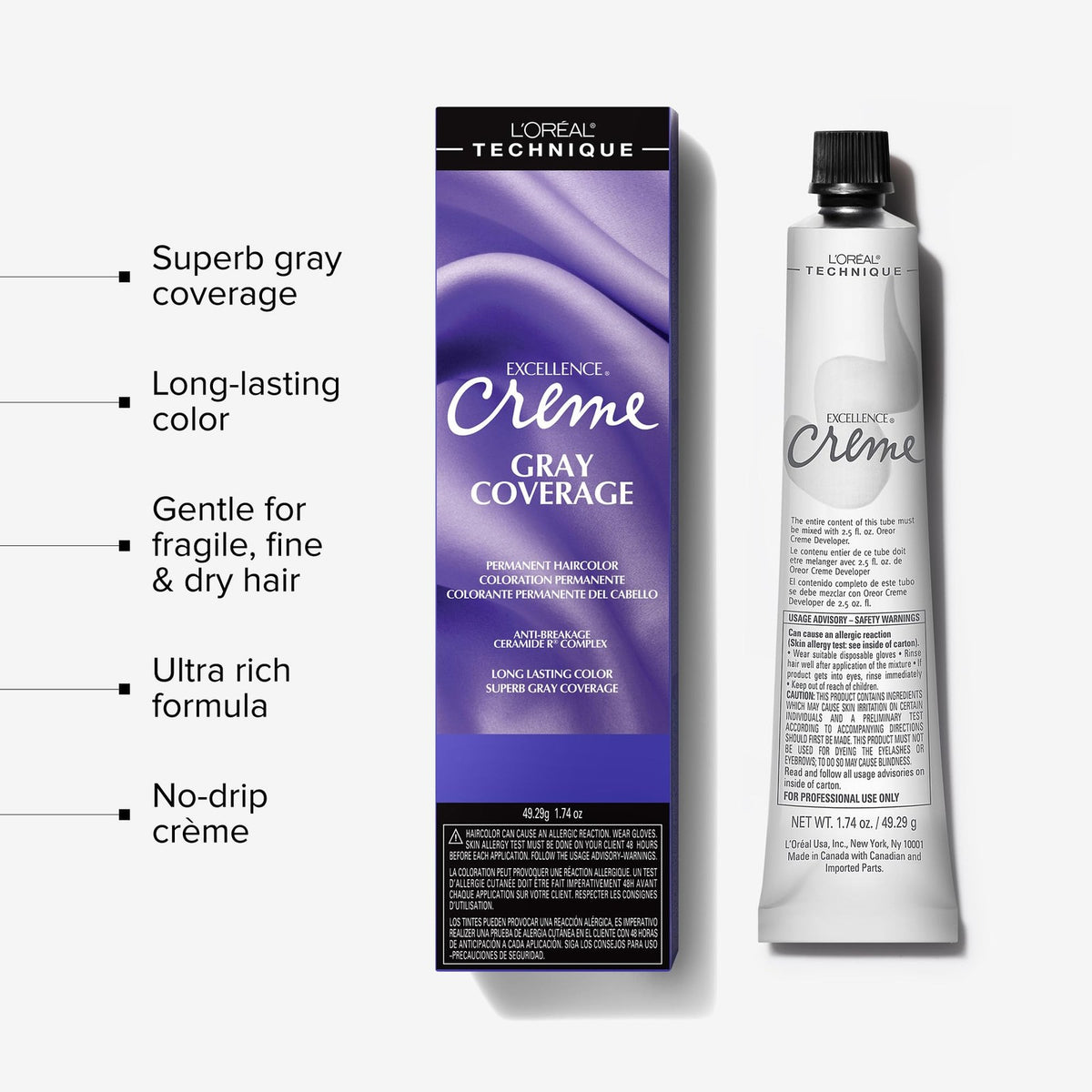 Permanent Hair Color Light Blonde - L'Oréal Technique Excellence Crème