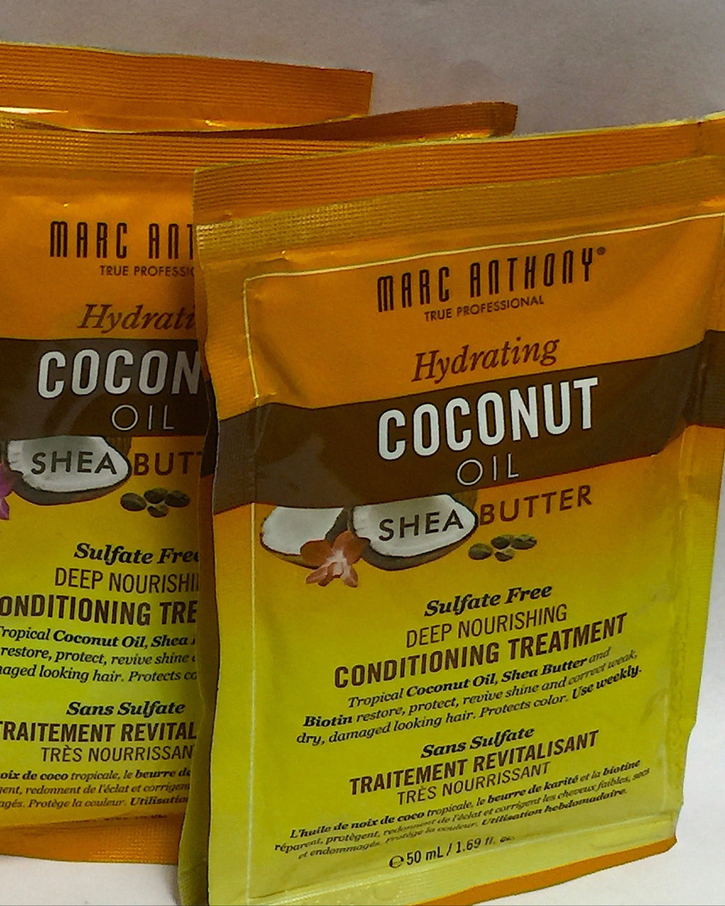 Coconut Oil Shea Butter Conditioner 4-Pack - Sulfate-Free Hair Treatment