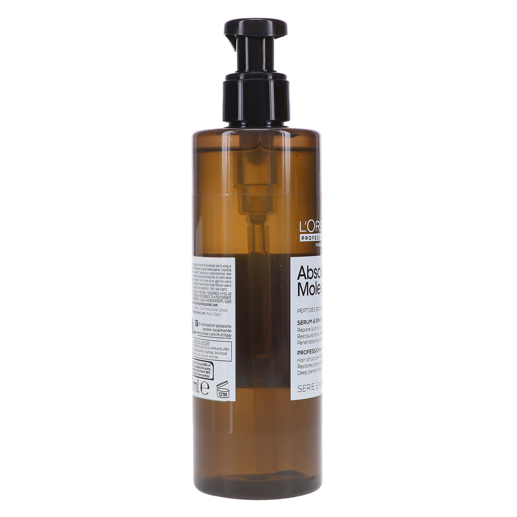 L'Oreal Professionnel Absolute Repair Molecular Hair Serum 8.45 oz - Damage Repair & Deep Nourishing