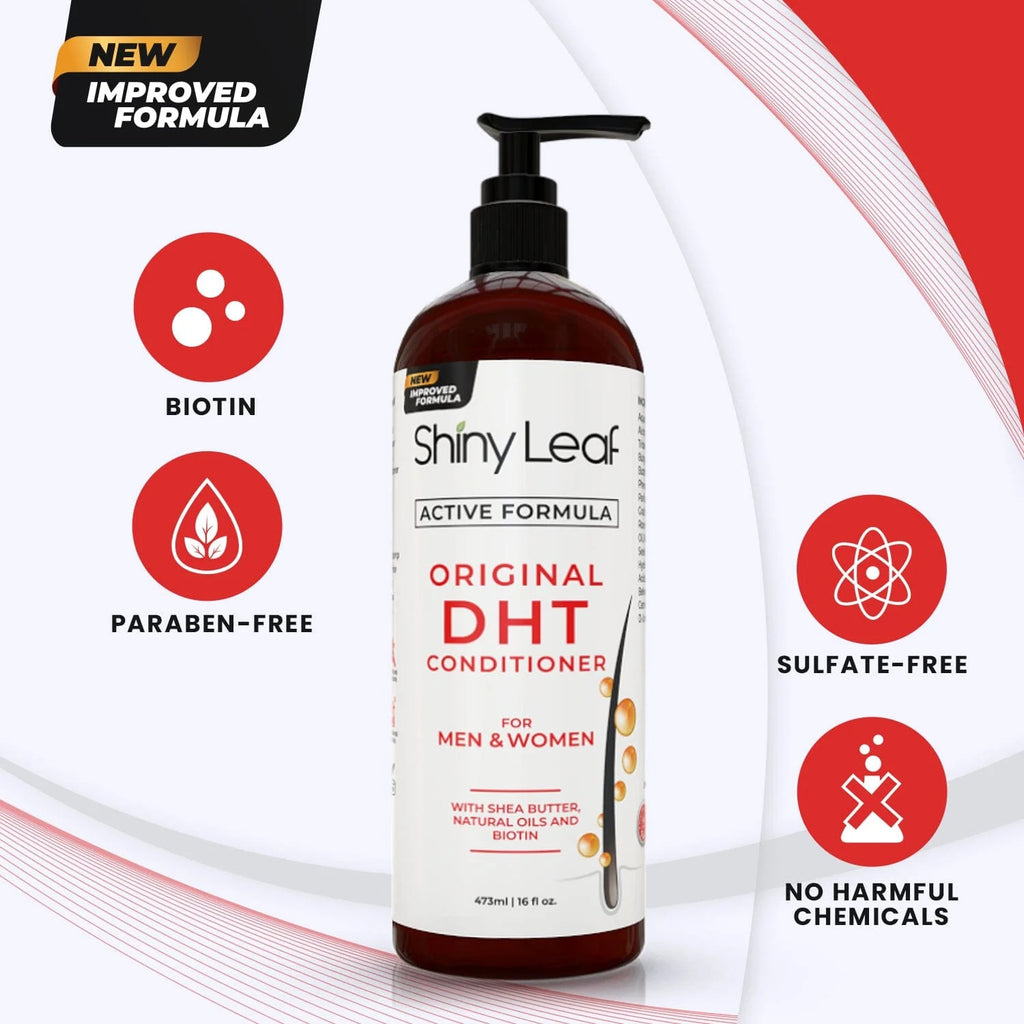 DHT Blocker Hair Loss Conditioner 16oz with Biotin - Anti-Thinning, Sulfate-Free