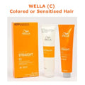 Wella Permanent Hair Straightening Cream for Colored & Sensitive Hair - Creatine+