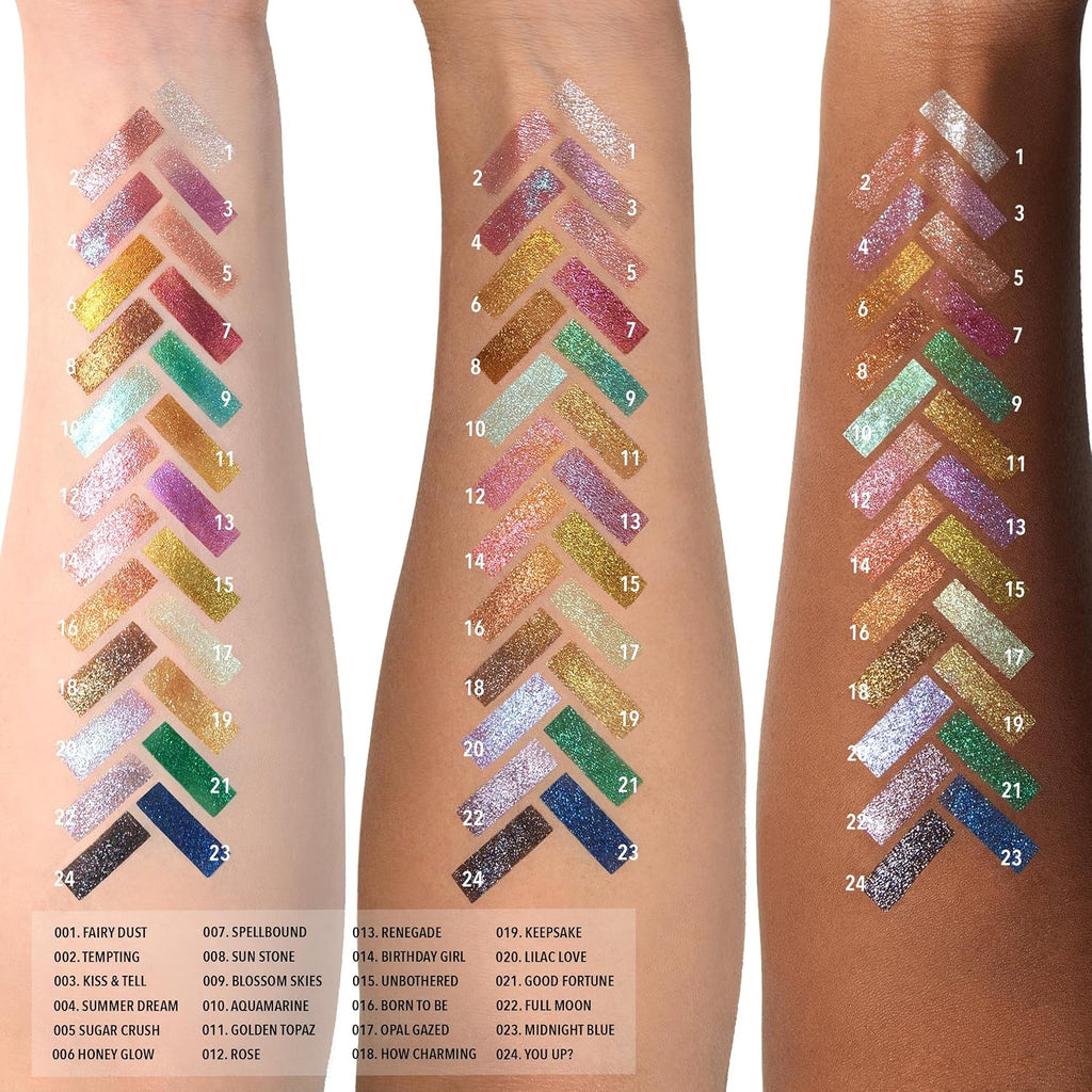 Metallic Eye Shadow - Highly Pigmented Foil Finish with Glitter