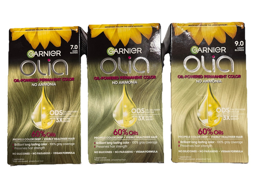 Ammonia-Free Hair Color Kit - Blonde Shades 7.0, 8.0 & 9.0