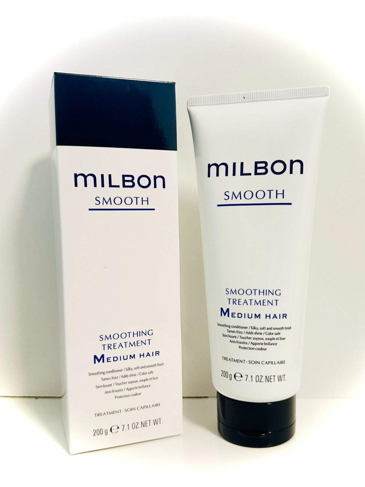 Milbon Smoothing Shampoo & Medium Hair Conditioner Set - 6.8 oz & 7.1 oz