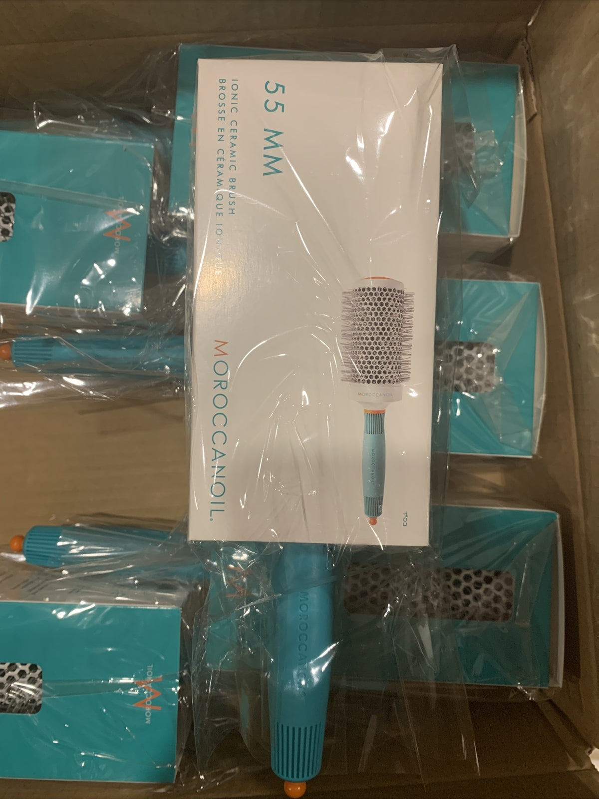 Ceramic 55mm Round Hair Brush for Styling & Volume - Medium Length Hair