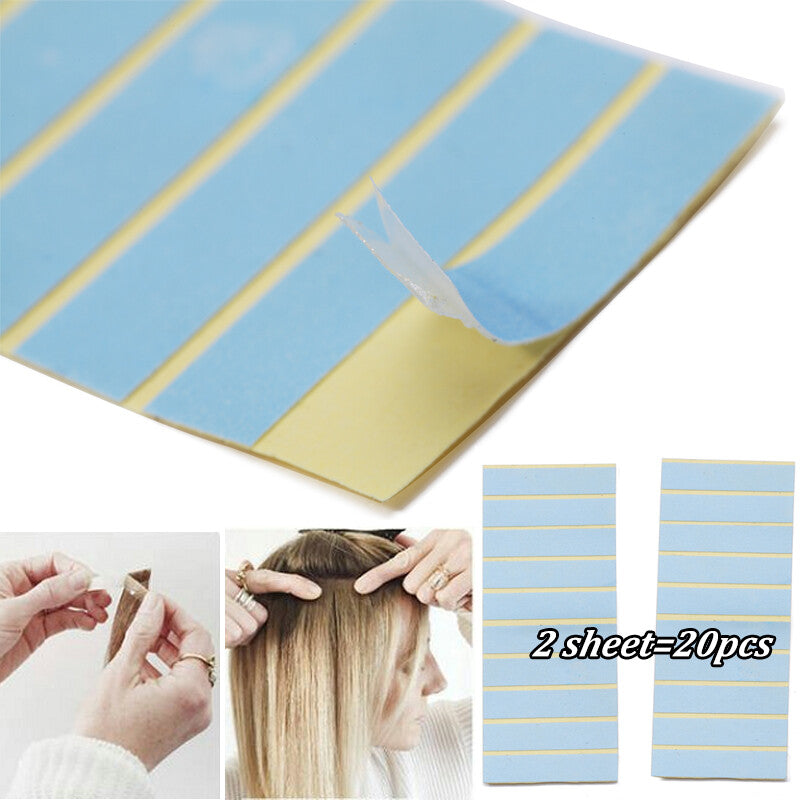 100PCS Double Side Adhesive Hair Extension Tape Waterproof & Reusable