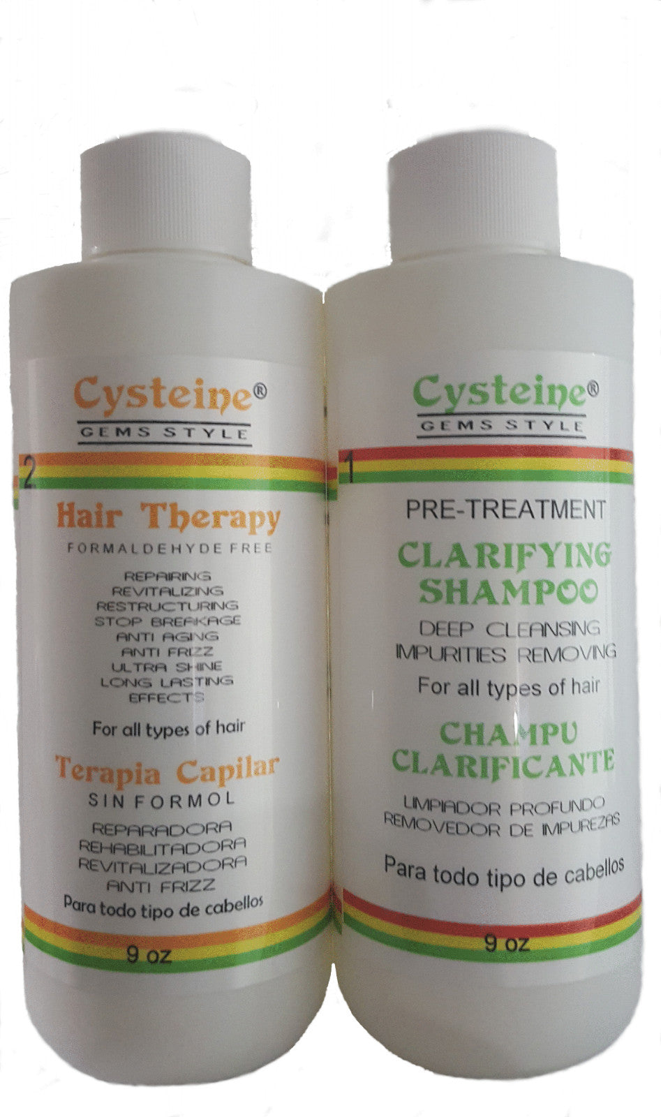 Cysteine Hair Smoothing Therapy for All Hair Types - 265ml / 9oz